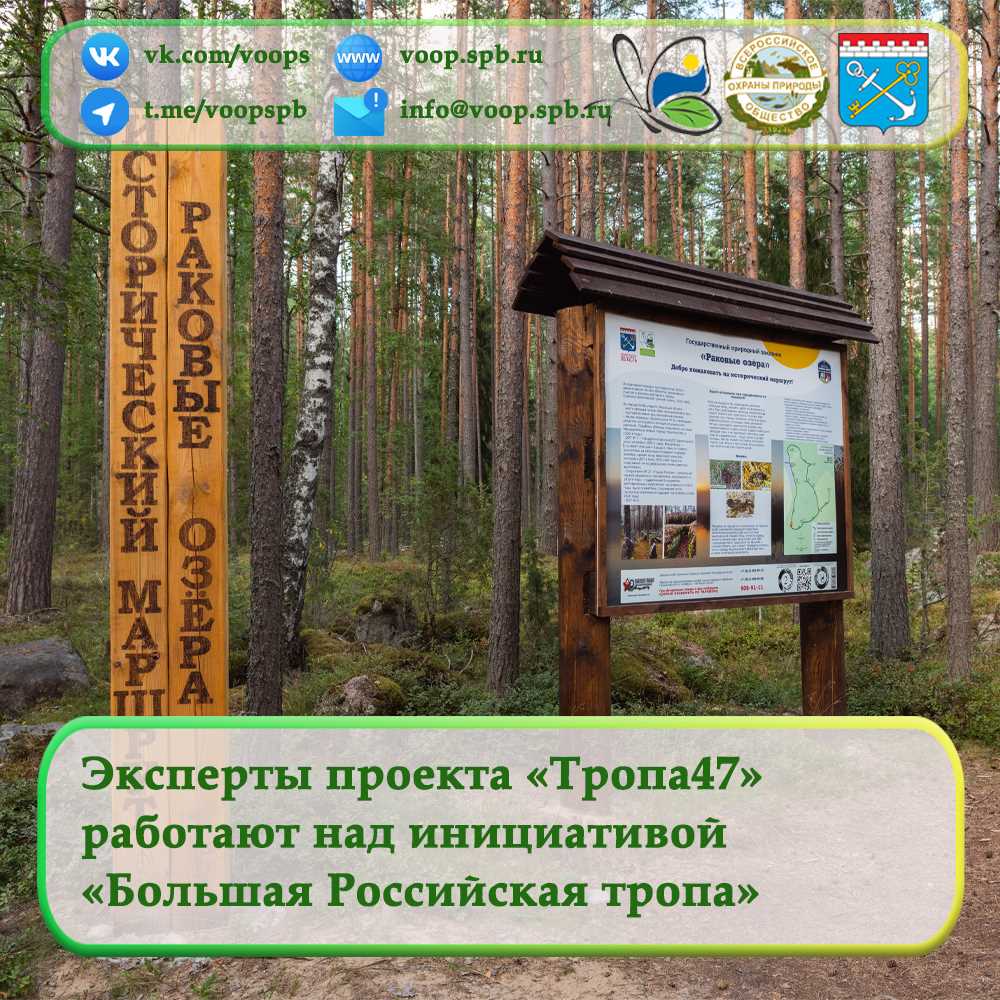 В рамках туристического проекта «Тропа 47» принято решение о создании нового экологического маршрута