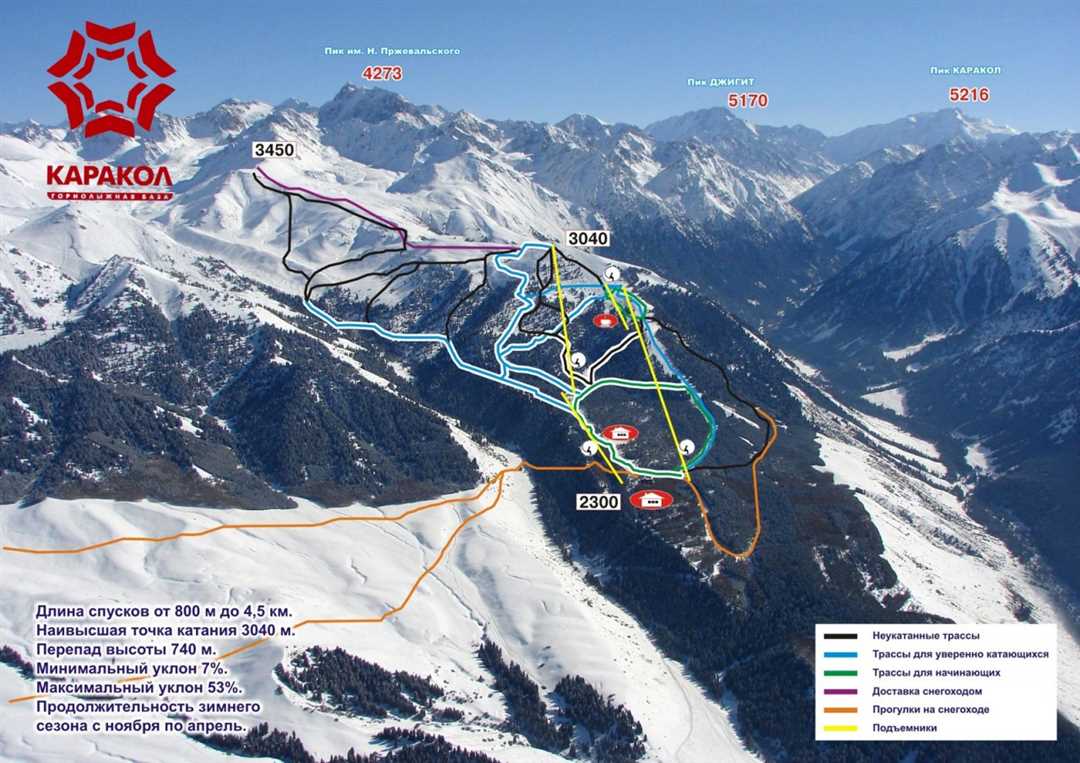 Инфраструктура горнолыжных курортов в Киргизии