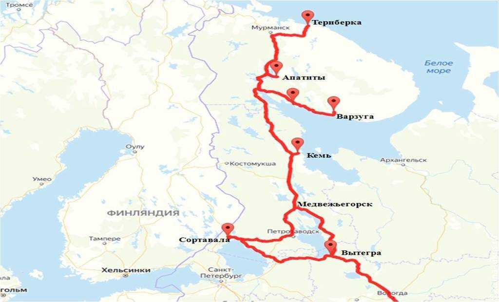 Интересные маршруты для пеших прогулок на Кольском полуострове