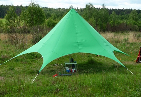 Конструктивные особенности пневмокаркасной палатки