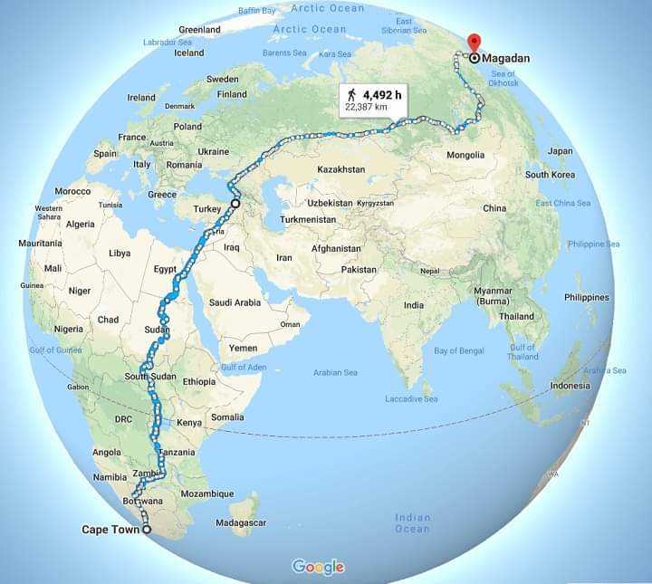 Самый длинный туристический маршрут: путешествие мечты
